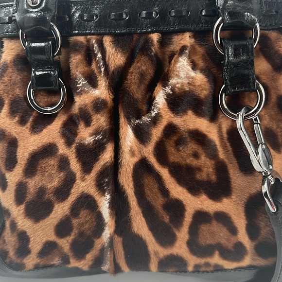 Dolce and Gabbana leather and ponyhair satchel. - Picture 7 of 7